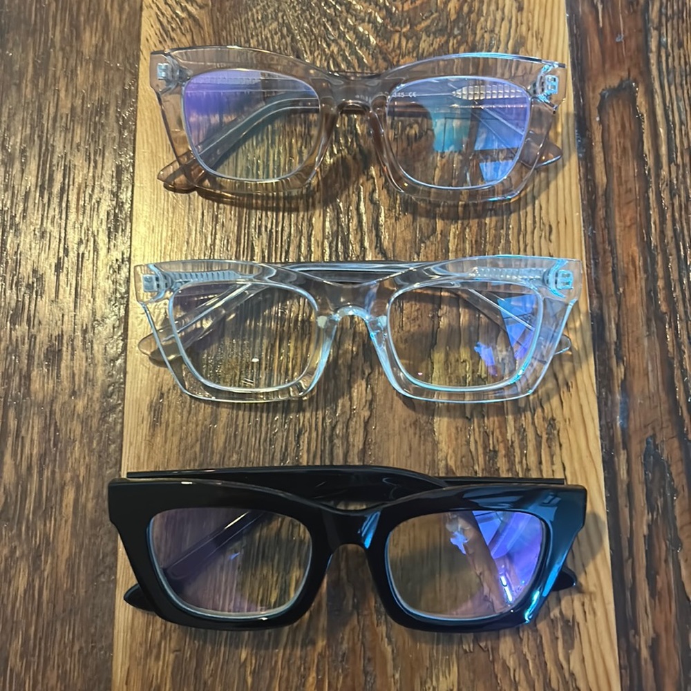 Stylish reading glasses - set of 3
